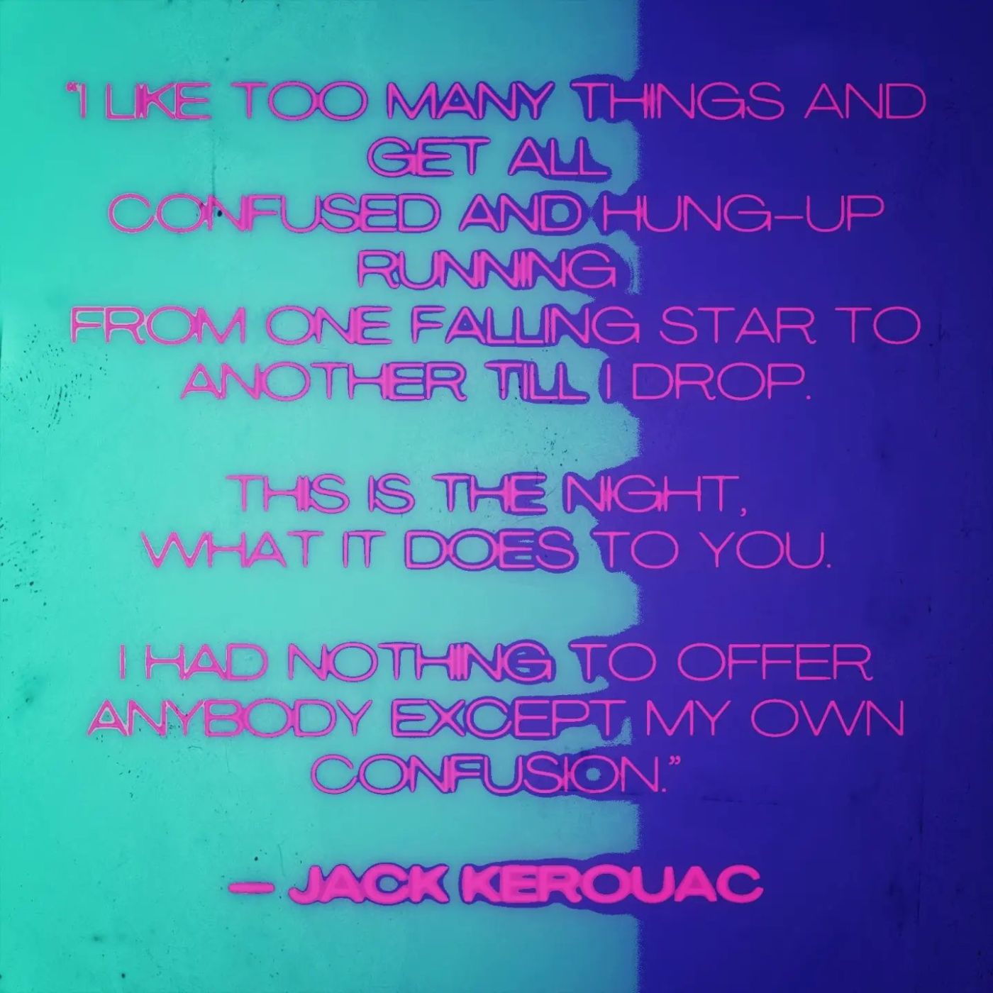 clumsy crane studio jack kerouac