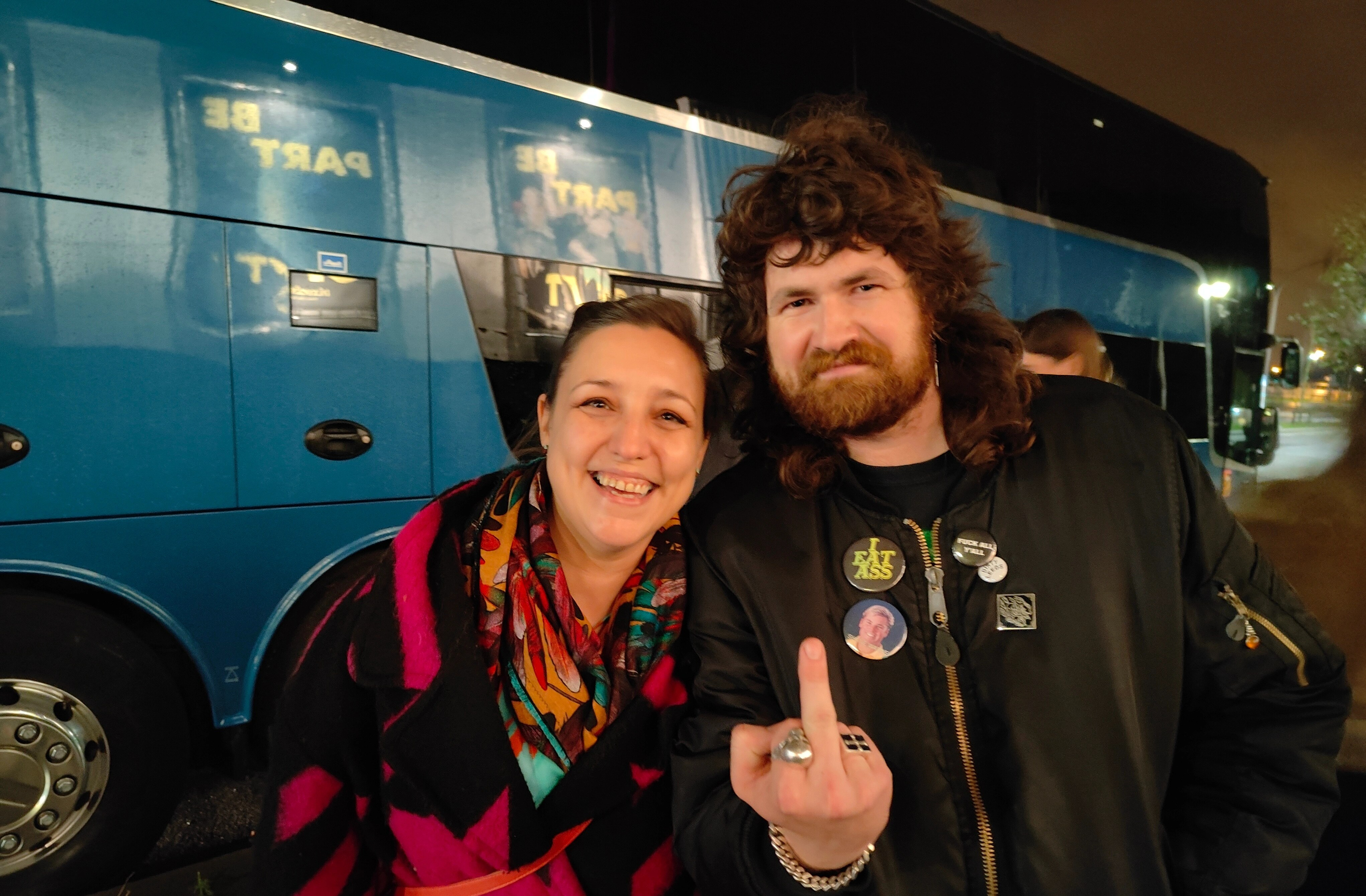 Julie and Dec Martens of Amyl And The Sniffers at Trix november 2023