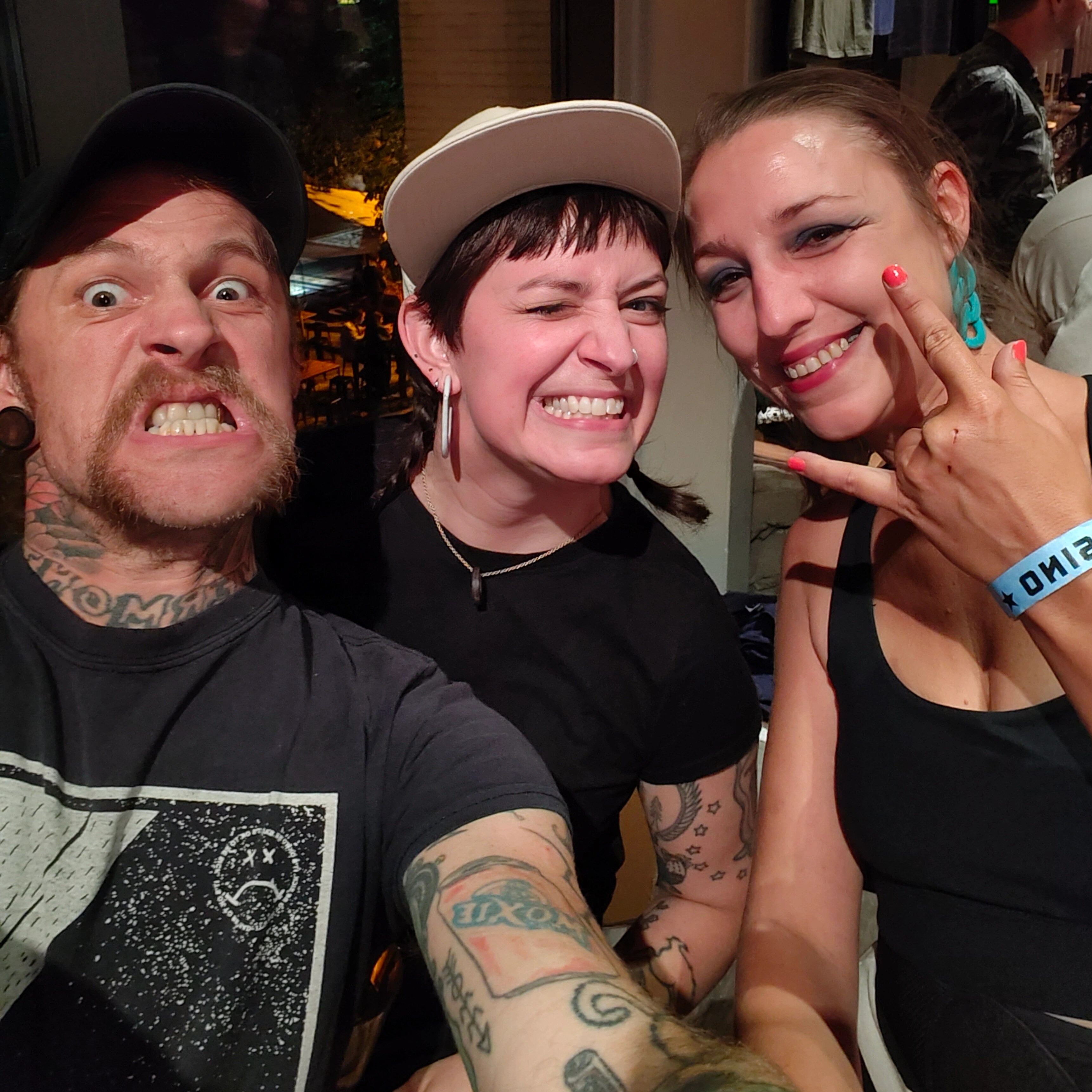 Cooper McBean, MorganEve Swain and me (also three)