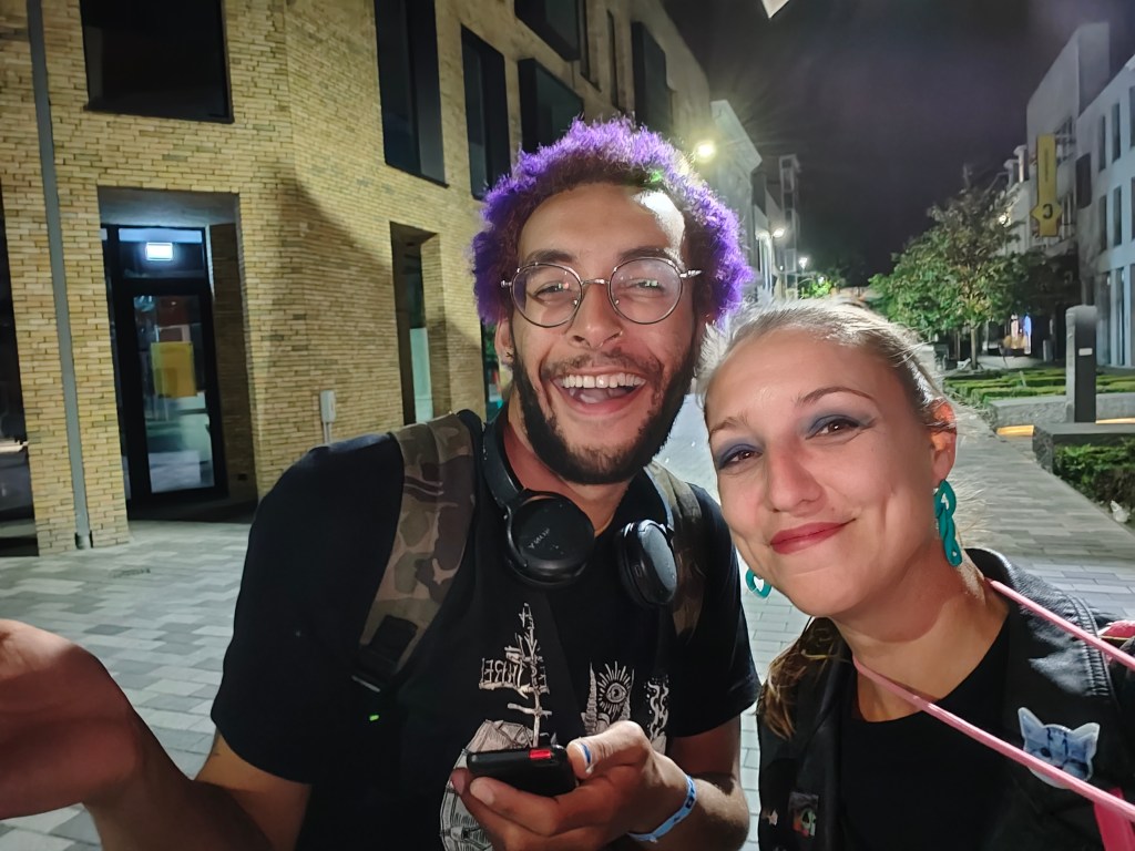 The Purple People energy is high in this picture!