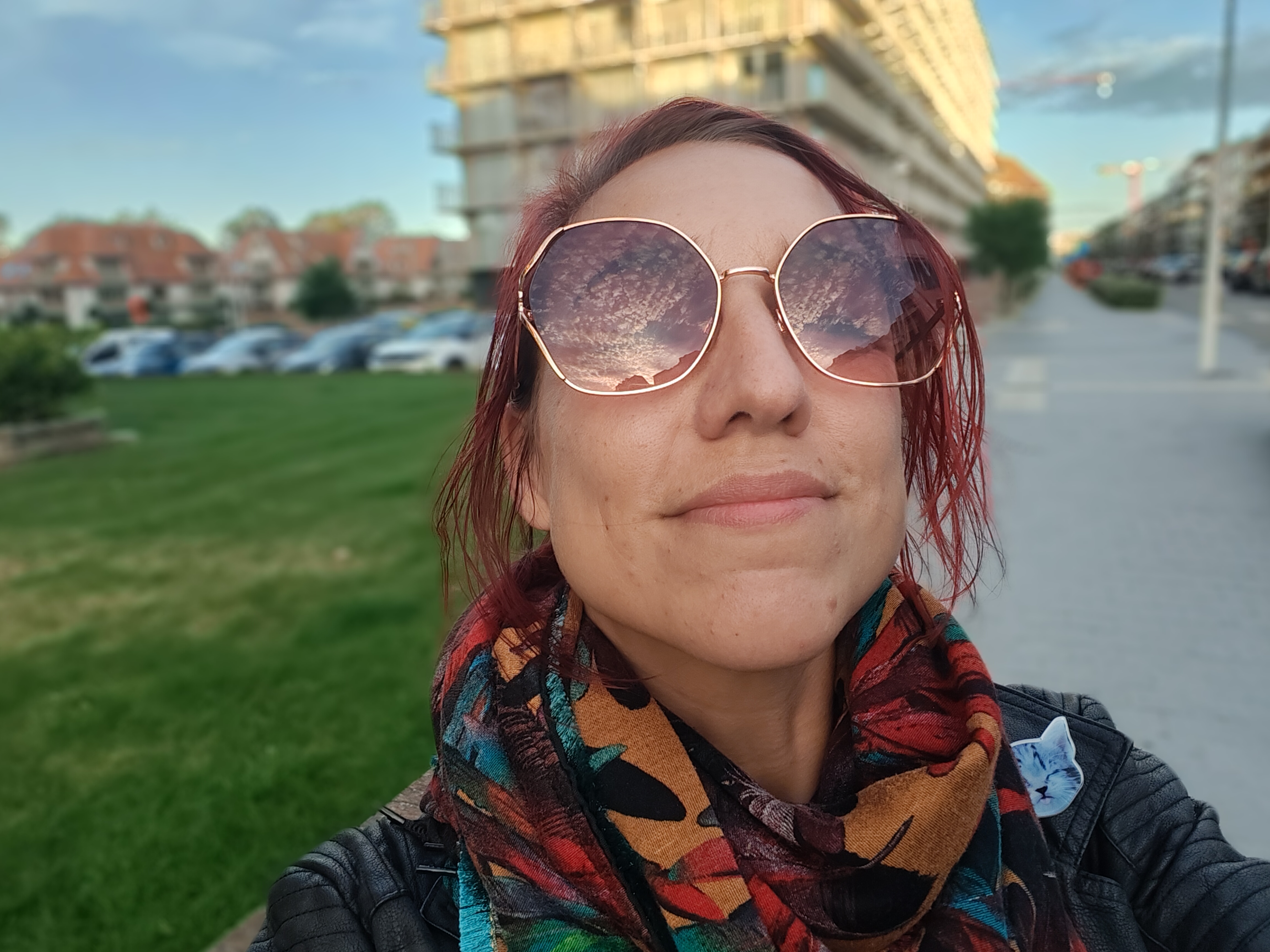 Mindfully enjoying the clouds